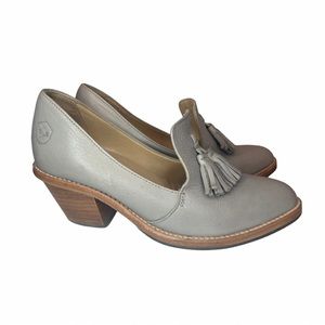 Poppy Barley Heeled Loafer - 6.5 in Taupe